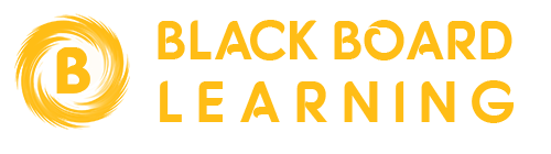 Black Board Learning Logo